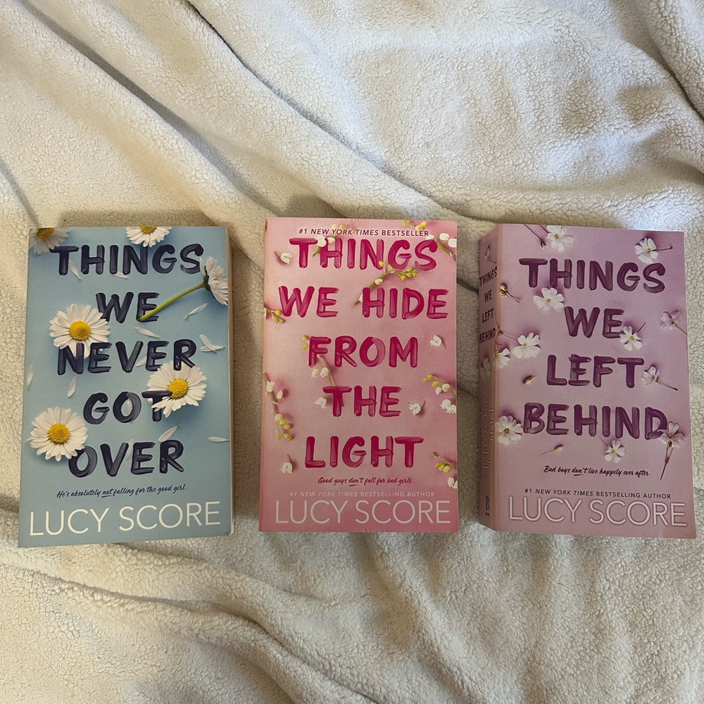 Things we never got over by Lucy score 3 book series